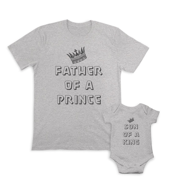 Daddy and Baby Matching Outfits I Am Her King Crown - Father of A Prince Crown