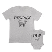 Daddy and Baby Matching Outfits Pets Dogs Pawpaw - Pets Dogs Puppy Cotton