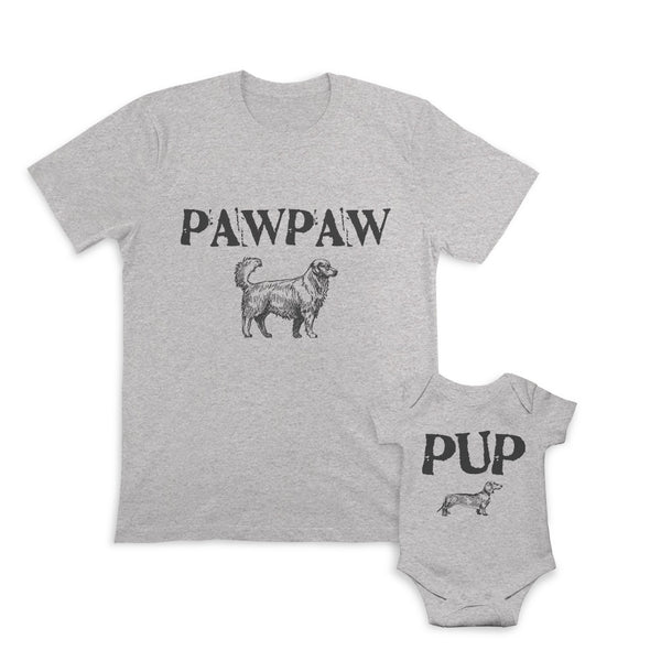 Daddy and Baby Matching Outfits Pets Dogs Pawpaw - Pets Dogs Puppy Cotton