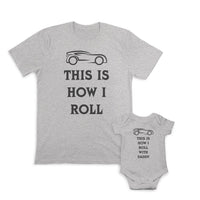Daddy and Baby Matching Outfits French Fries Snacks Small - How Roll Car Wheels