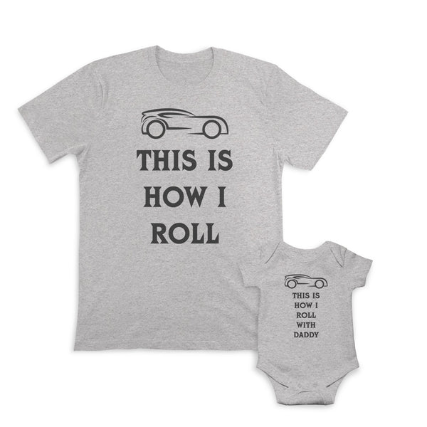 Daddy and Baby Matching Outfits French Fries Snacks Small - How Roll Car Wheels