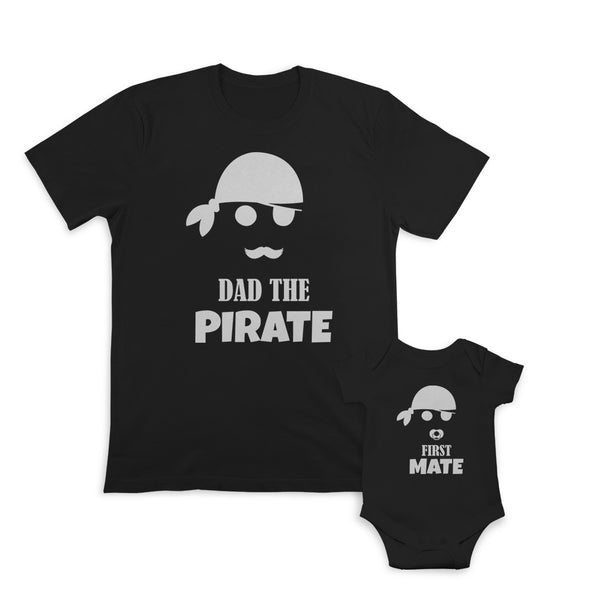 Daddy and Baby Matching Outfits Dad The Pirate Beard - Little Mate Baby Pacifier