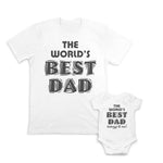 Daddy and Baby Matching Outfits The Worlds Best Dad - The Worlds Belongs to Me