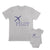Daddy and Baby Matching Outfits Airplane Pilot Blue - Airplane Co Pilot Cotton