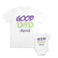 Daddy and Baby Matching Outfits Good Dad Sweet - Good Boy Sweet Cotton