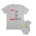 Chef Cap Baby - Dad Is out of Battery Empty