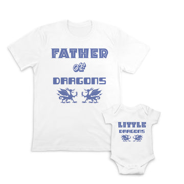 Daddy and Baby Matching Outfits My Daddy and Me - Fantasy Father of Dragons