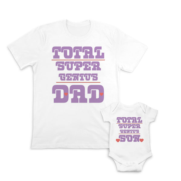 Total Super Genius Dad Heart Love - Son Heart