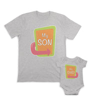 Daddy and Baby Matching Outfits My Son Affection - My Dad Affection Cotton