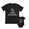 Daddy and Baby Matching Outfits Like Father Roller Skating Dad Son - like Son