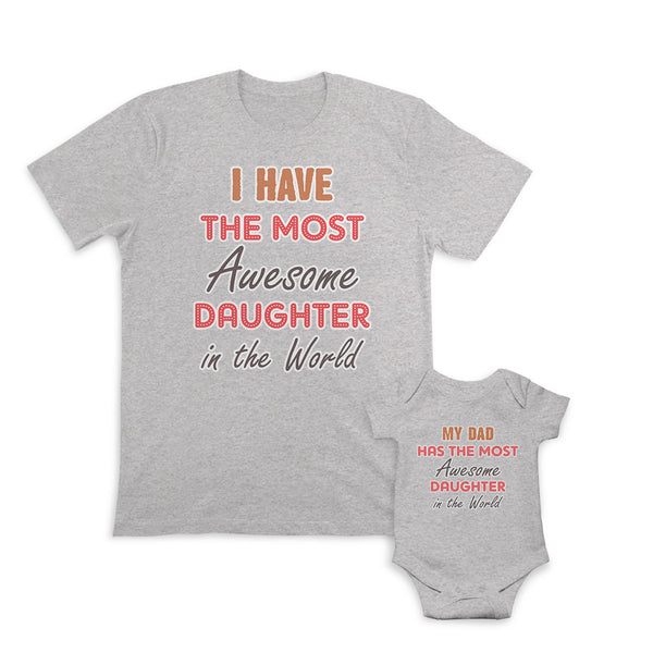 Daddy and Baby Matching Outfits I Most Awesome Daughter World - My Dad Cotton