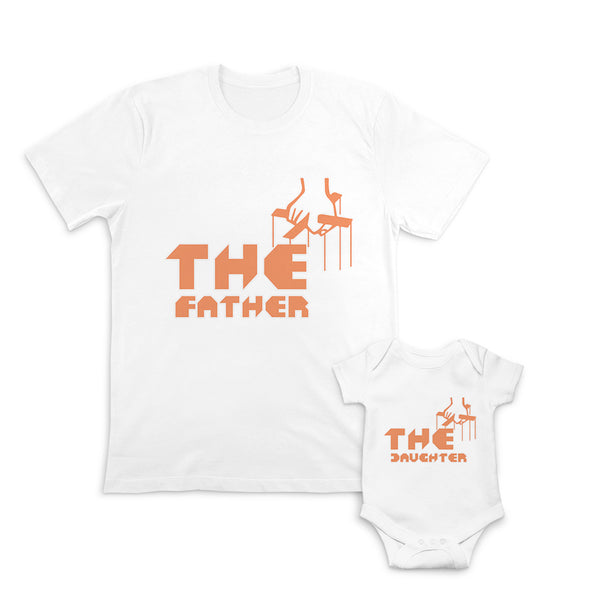 Daddy and Baby Matching Outfits The Daughter - The Father Strong Hands Cotton