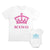 Daddy and Baby Matching Outfits King Crown Ruler - Princess Crown Cotton