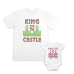 Daddy and Baby Matching Outfits Princess of The Castle Girly - King of Cotton