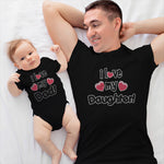 I Love My Dad Heart - I Love My Daughter Heart