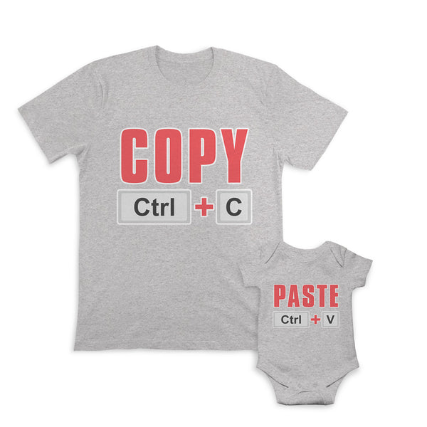Daddy and Baby Matching Outfits Control Plus C Copy Option - v Paste Option