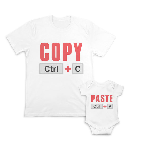 Daddy and Baby Matching Outfits Control Plus C Copy Option - v Paste Option