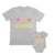 Daddy and Baby Matching Outfits Gamer Pixels Games - Future Gamer Pixels Cotton
