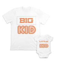 Daddy and Baby Matching Outfits Big Kid Boy - Little Kid Boy Cotton