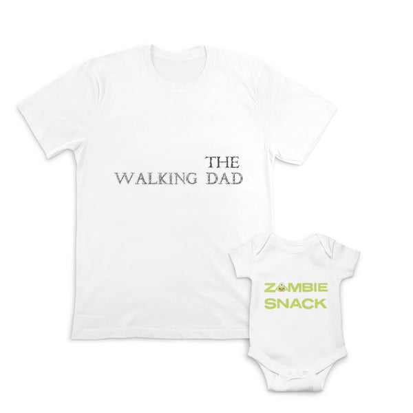 Daddy and Baby Matching Outfits The Walking Dad - Zombie Snack Monster Cotton