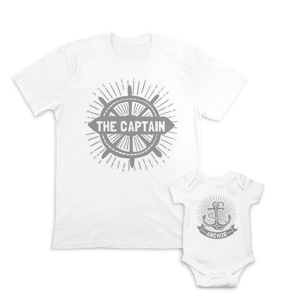 Captain Boat Wheel Sailing - Anchor Symbol Sailing