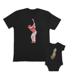 Daddy and Baby Matching Outfits Golf Player Sports - Golf Bags Sports Cotton