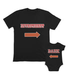 Daddy and Baby Matching Outfits Investment Right Arrow - Bank Left Arrow Cotton