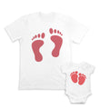 Daddy and Baby Matching Outfits Sleep Thief - Fathers Feet Daddy Cotton