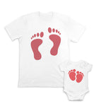 Daddy and Baby Matching Outfits Sleep Thief - Fathers Feet Daddy Cotton