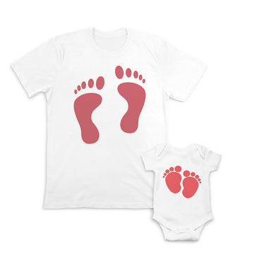 Daddy and Baby Matching Outfits Sleep Thief - Fathers Feet Daddy Cotton