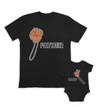 Daddy and Baby Matching Outfits Cute Bow Boys - Father Dad Strong Cotton