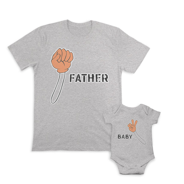 Daddy and Baby Matching Outfits Cute Bow Boys - Father Dad Strong Cotton