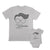 Daddy and Baby Matching Outfits I Love Smile Heart - Undercover Superhero Daddy