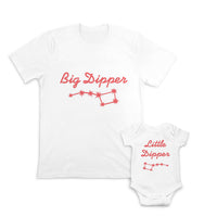 Daddy and Baby Matching Outfits Rule Galaxy Thunder Big Dipper 7 Stars Cotton