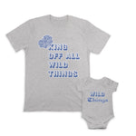 Daddy and Baby Matching Outfits Fruit Acorn - King of All Wild Things Crown
