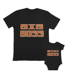 Daddy and Baby Matching Outfits Chill Master Spoon Fork - Big Boss Head Cotton
