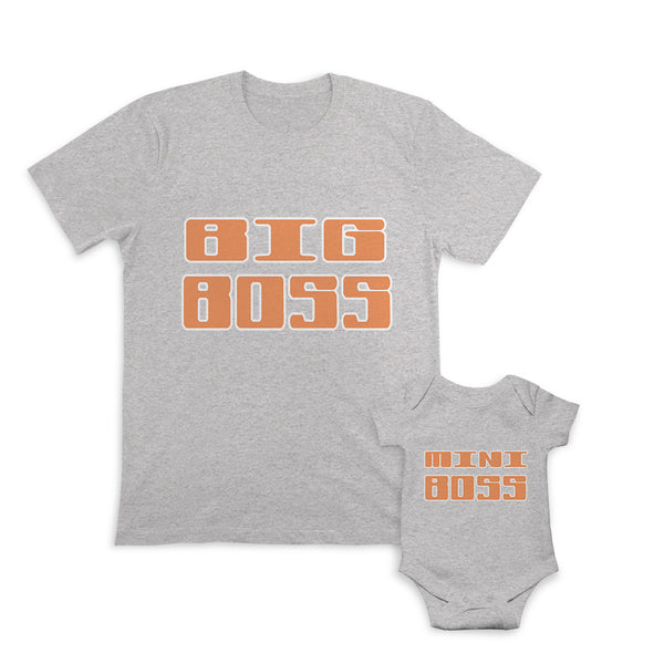Daddy and Baby Matching Outfits Chill Master Spoon Fork - Big Boss Head Cotton