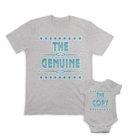 Daddy and Baby Matching Outfits The Genuine Star - The Copy Star Children Cotton