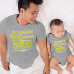 Worlds Okayest Dad Heart - Worlds Kid Heart