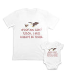 Daddy and Baby Matching Outfits You Can Reach I Will Always There Eagle - Know
