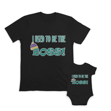 Daddy and Baby Matching Outfits I Used to Be The Boss Hat - I Used to Cotton