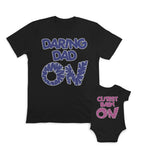 Daddy and Baby Matching Outfits Daring Dad on - Cutest Baby on Cotton