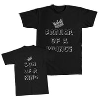 Daddy and Me Outfits I Am Her King Crown - Father of A Prince Crown Cotton