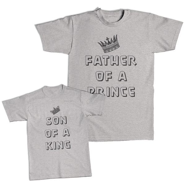 Daddy and Me Outfits I Am Her King Crown - Father of A Prince Crown Cotton