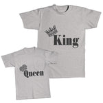Queen Crown Black - King Crown Ruler Black