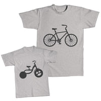 Daddy and Me Outfits Bicycle Bike Cycle - Balance Bike Bicycle Cotton