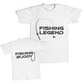 Daddy and Me Outfits Fishing Legend Fishing Rod Fish - Buddy Hook Cotton