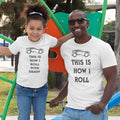 Daddy and Me Outfits French Fries Snacks Small - How Roll Car Wheels Cotton