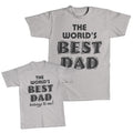 Daddy and Me Outfits The Worlds Best Dad - The Worlds Belongs to Me Cotton