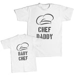 Daddy and Me Outfits My Daddy Rocks Singing Man - Chef Cap Chef Daddy Cotton